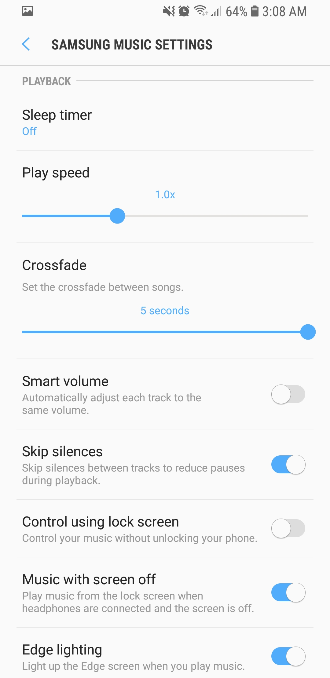 Applications - Les Meilleurs Lecteurs de Musique sur Android 13 Screenshot 20180929 030813 Samsung Music