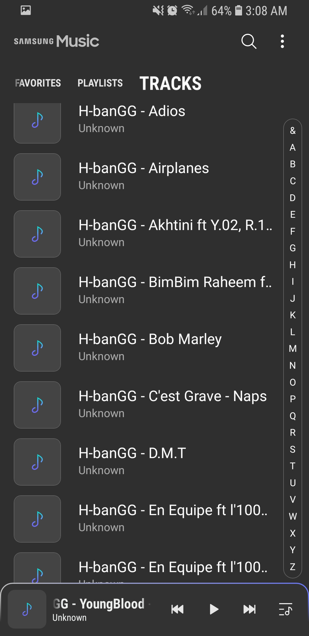 Applications - Les Meilleurs Lecteurs de Musique sur Android 12 Screenshot 20180929 030838 Samsung Music