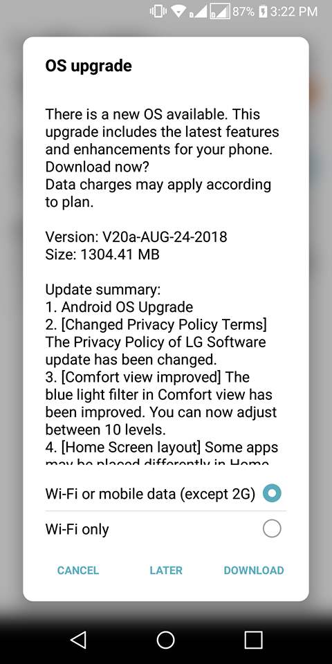 LG Q6 - On a Testé Android 8.1 Oreo en Algérie 2 42930663 2344956805790764 362554420136771584 n