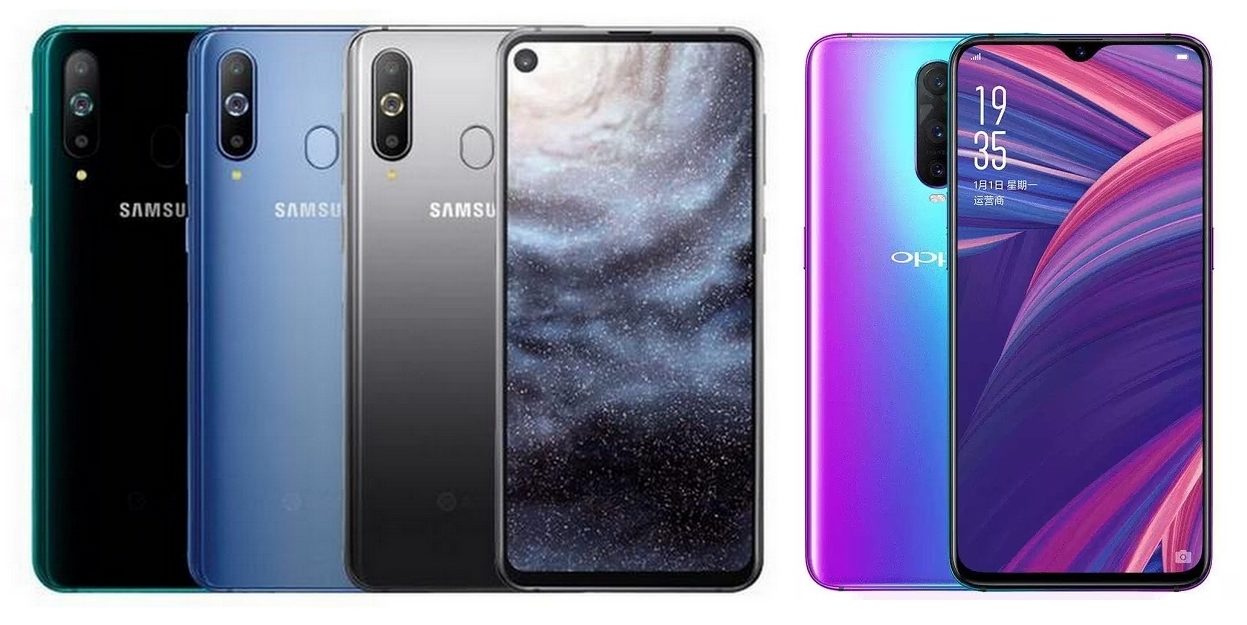 Comparaison de Spécifications : Samsung Galaxy A8s vs Oppo R17 Pro 2 comparaisons-de-specifications.-oppo-vs-galaxy A8s