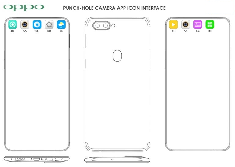 OPPO développe un smartphone avec un trou dans l'écran pour la caméra selfie 4 smartphone-oppo-camera-selfie-trou-ecran