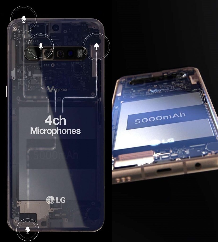 LG V60 ThinQ : Une batterie de 5000 mAh et un système de microphone à quatre canaux 2 LG-V60-ThinQ-fiche-Jack