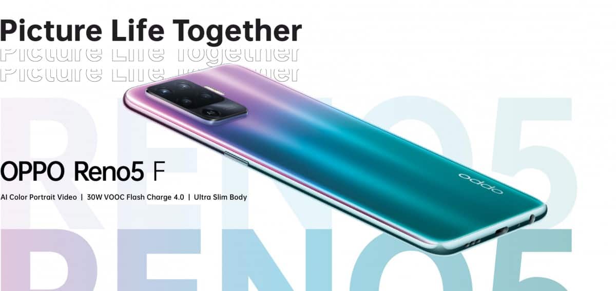 Oppo tease Reno5 F avec un tout nouveau design Oppo tease Reno5 F avec un tout nouveau design