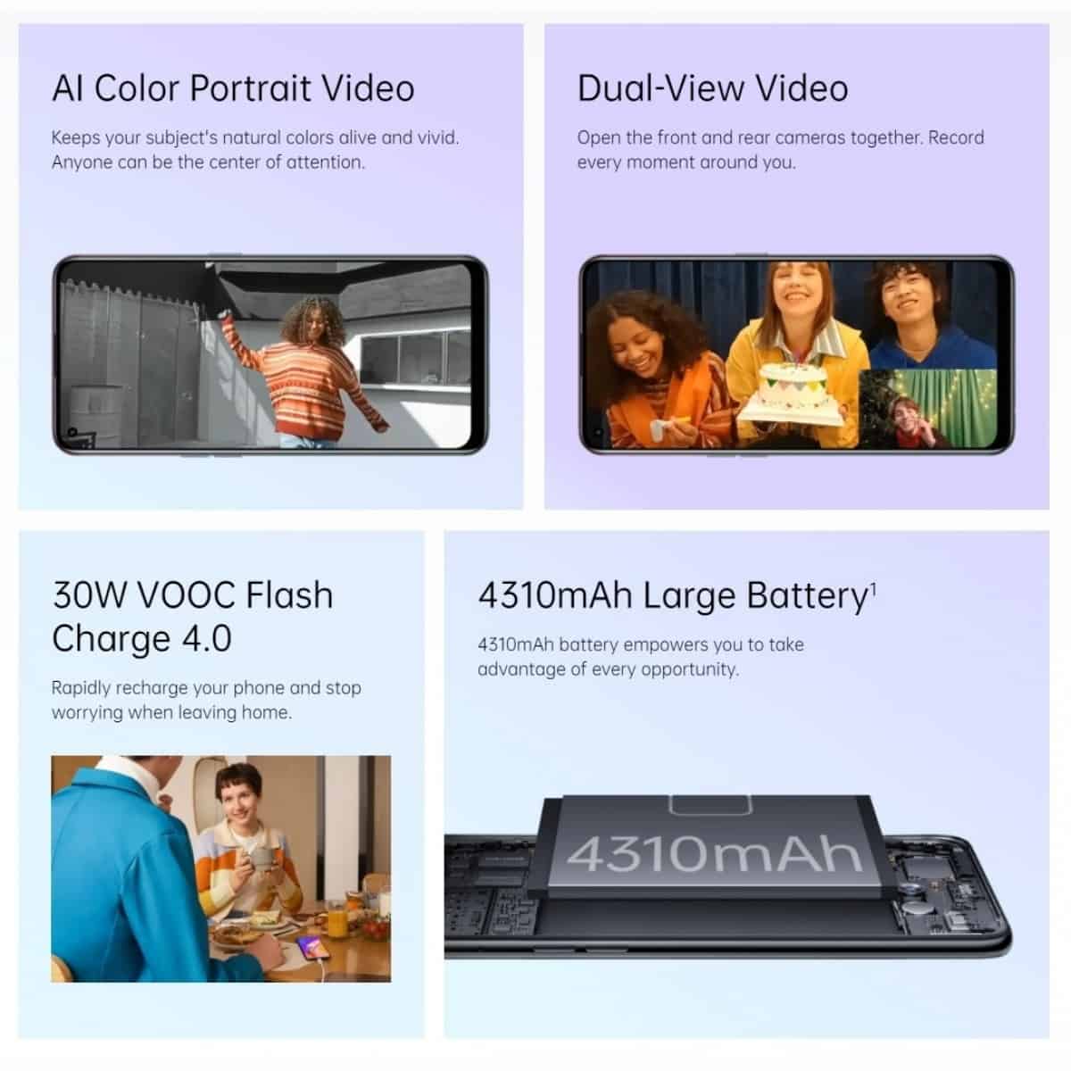 Oppo tease Reno5 F avec un tout nouveau design Oppo tease Reno5 F avec un tout nouveau design