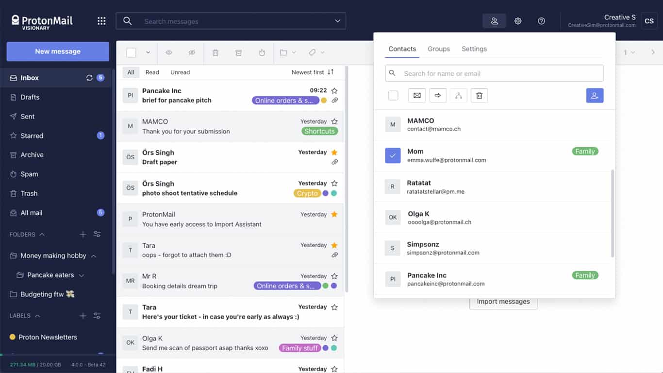 ProtonMail a fourni des adresses IP à la police de plusieurs comptes français 2 ProtonMail 01