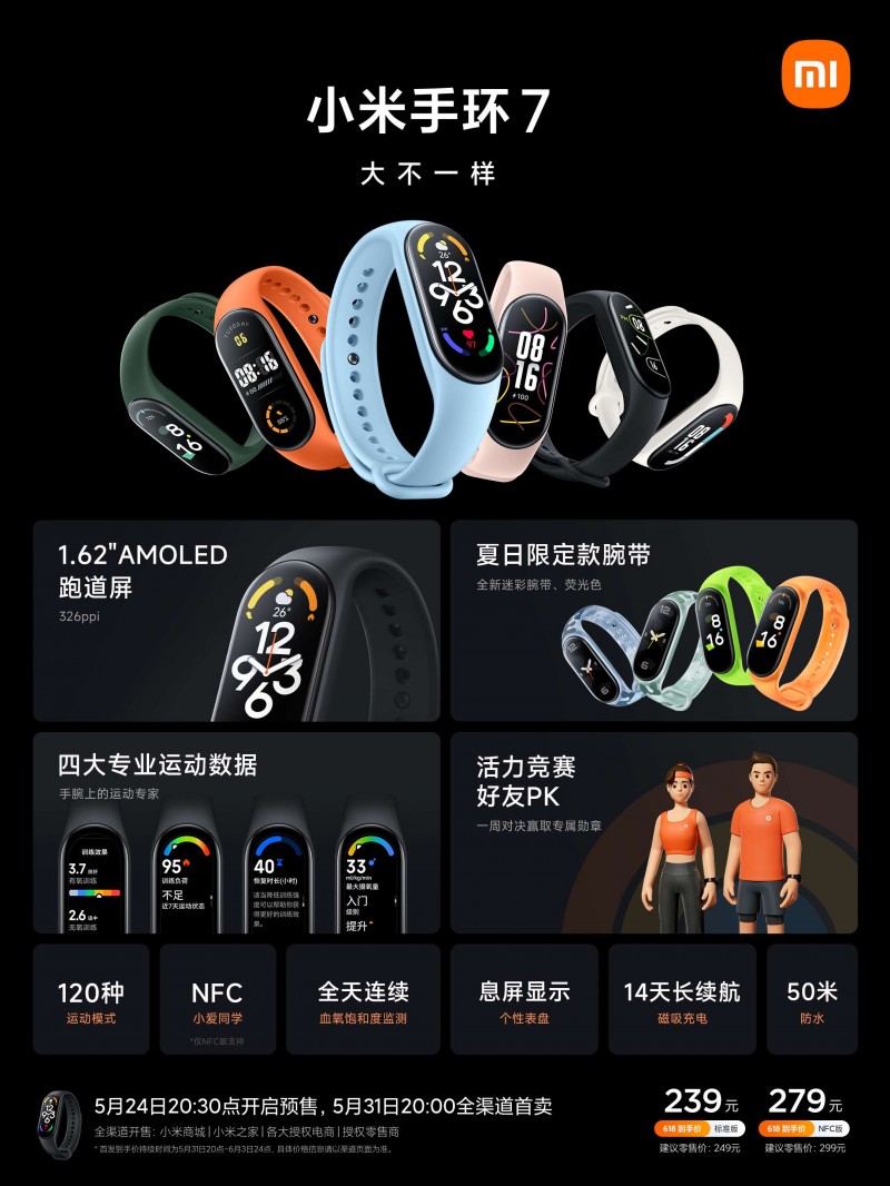 Xiaomi dévoile Mi Band 7, Redmi Buds 4 et Redmi Buds 4 Pro 2 Xiaomi dévoile Mi Band 7, Redmi Buds 4 et Redmi Buds 4 Pro