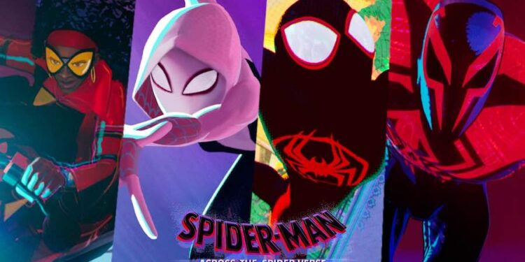 Spider-Man Across the Spider-Verse : De multiples versions en circulation dans les salles de cinéma 1 Spider-Man Across the Spider-Verse : De multiples versions en circulation dans les salles de cinéma